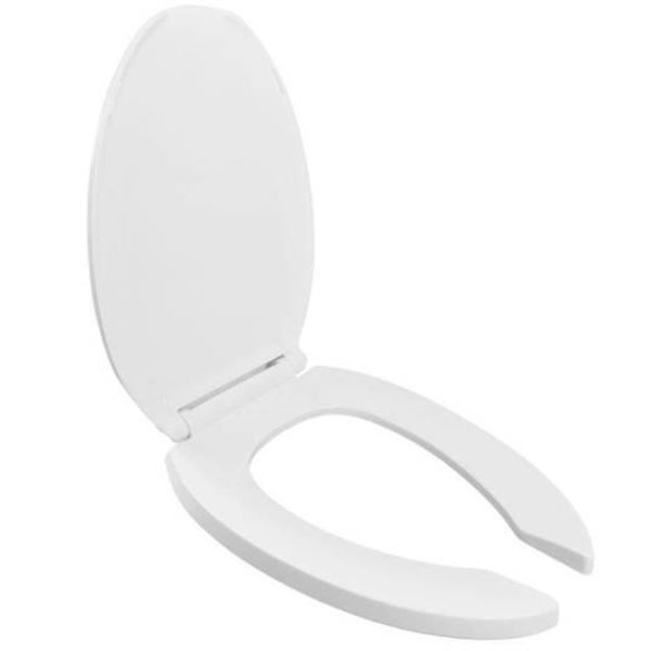 Centoco White Elongated Toilet Seat with Anti-Microbial Technology
