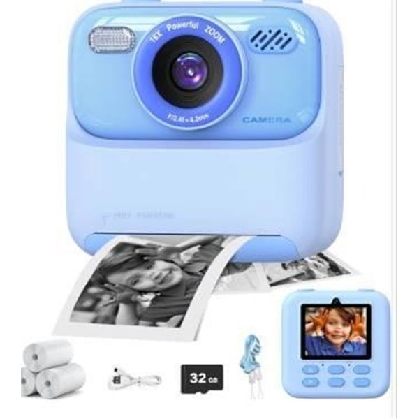 Instant Print Camera for Kids