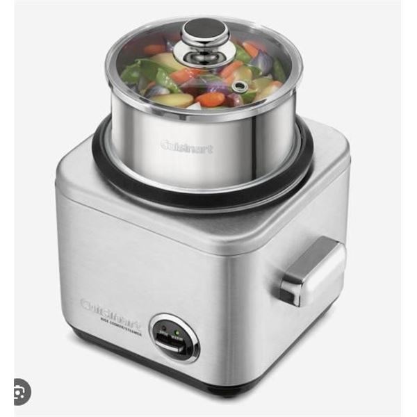Cuisinart Brushed Stainless Series 4-Cup (1L) Rice Cooker & Steamer