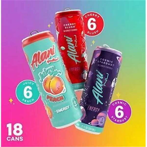 Alani Variety Pack With 18 Cans of 355ml Each