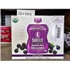 Image 2 : Mamma Chia Squeeze Blackberry Bliss Chia Snack 12 x 100g