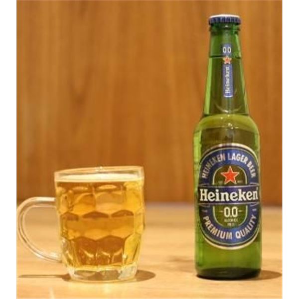 Heineken 0.0 Alcohol-Free Beer Bottles, 11x330ml