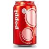 Image 1 : Case of 12 Poppi Prebiotic Sodas (355ml Each) in Raspberry Rose Flavor