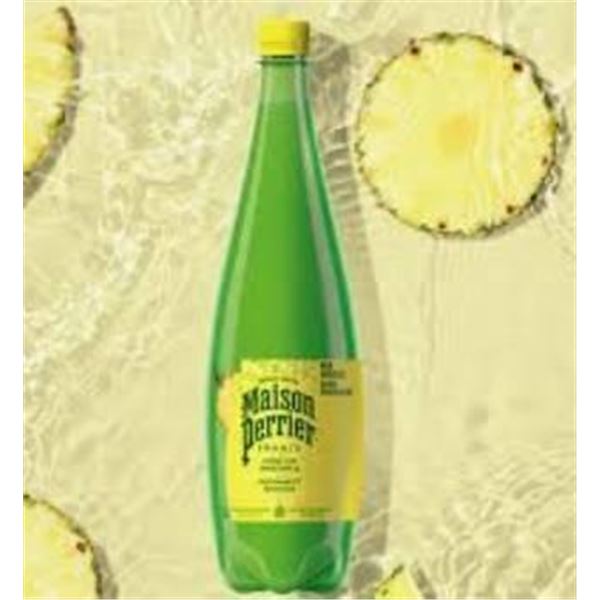 12-Pack of 1L Maison Perrier Forever Pineapple Sparkling Beverage