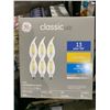 Image 1 : CASE LOT – GE Classic LED 5W CAC Candelabra Base Light Bulbs – Soft White 13-Year 
