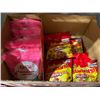 Image 1 : CASE LOT – Lot of Starburst Minis and Sour Worms Candy Assortment