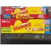 Image 2 : CASE LOT – Lot of Starburst 24x 92g Packs Tear n’ Share Candy