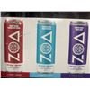 Image 2 : CASE LOT – ZOA Energy Drink 18-Pack Variety With Zero Sugar and 120mg Caffeine