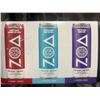 Image 2 : CASE LOT – ZOA Energy Drink 18-Pack Variety With Zero Sugar and 120mg Caffeine
