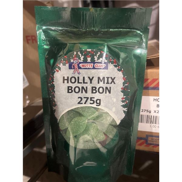 CASE LOT – Nutty Club Holly Mix Bon Bon 275g (12 Units)