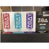 Image 1 : CASE LOT – Zoa Energy Drink Variety Pack – 18 Cans (355 mL Each) – Zero S