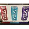 Image 2 : CASE LOT – Zoa Energy Drink Variety Pack – 18 Cans (355 mL Each) – Zero S