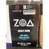 Image 3 : CASE LOT – Zoa Energy Drink Variety Pack – 18 Cans (355 mL Each) – Zero S
