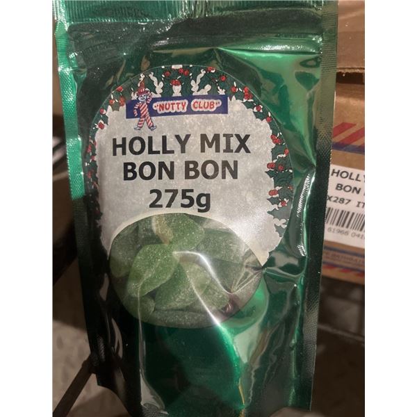 CASE LOT – Nutty Club Holly Mix Bon Bon 275g, Case of 12 Units