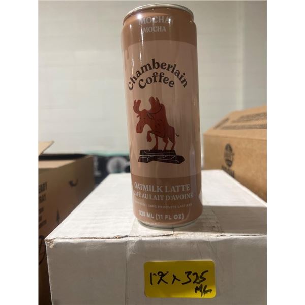 CASE LOT – Chamberlain Coffee Mocha Oatmilk Latte – 325 ml Can x 12