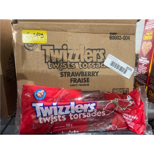 CASE LOT – Twizzlers Strawberry Twists Candy, 15 x 250g Packages