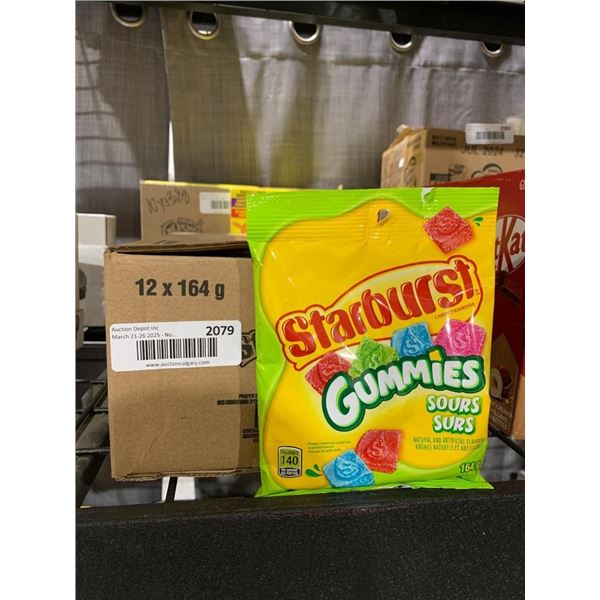 CASE LOT – Starburst Gummies Sour 164g Packs – Case of 12