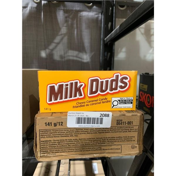 CASE LOT –  Milk Duds Chewy Caramel Candy, 141g Pack x 12