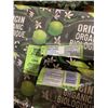 Image 2 : CASE LOT –Origin Organic Lime Sparkling Water 4 x 6 Pack (355 mL Each)