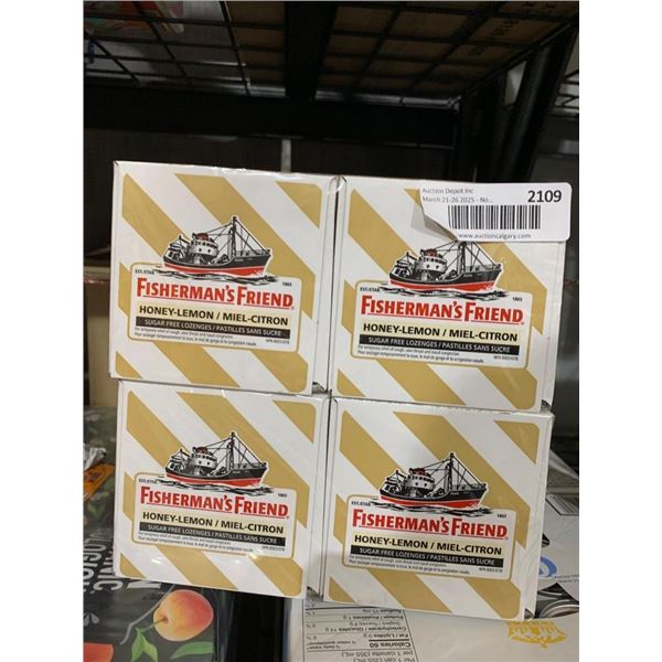 CASE LOT –Fisherman’s Friend Honey-Lemon Sugar-Free Lozenges 4×8×22 ct Each)