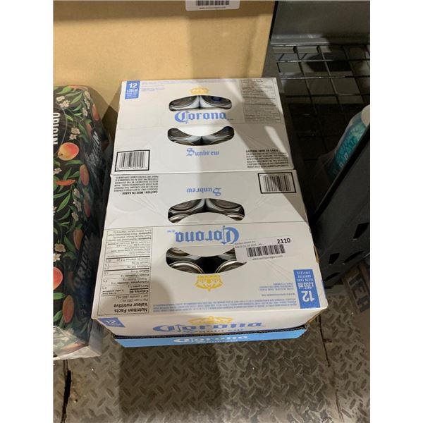 CASE LOT –2×12-Pack of Corona Slim Cans, 355ml each, Brewed in Canada