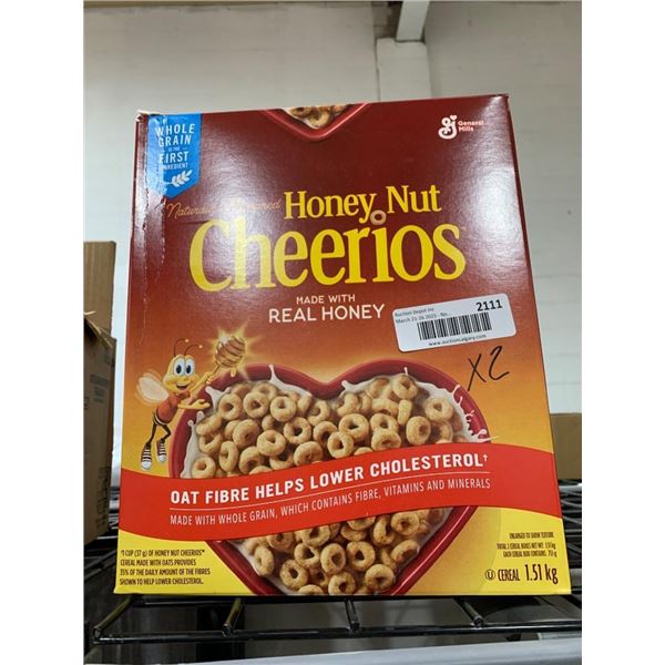 CASE LOT –Honey Nut Cheerios 1.51 Kg Whole Grain Breakfast Cereal