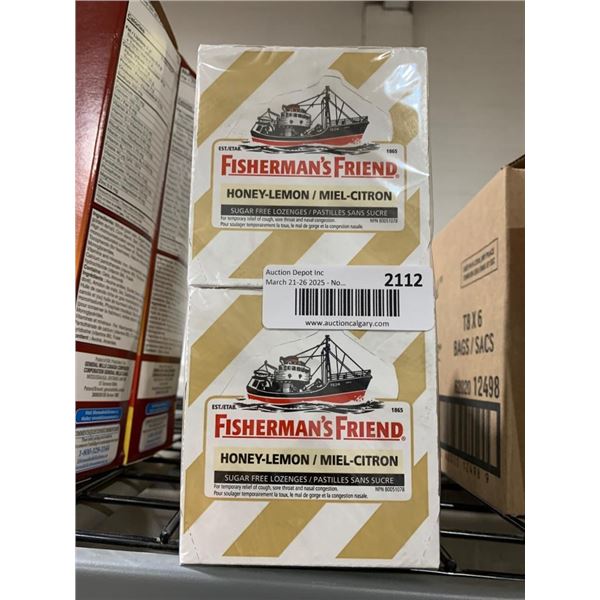 CASE LOT –Fisherman’s Friend Honey-Lemon Sugar-Free Lozenges, Lot of 2