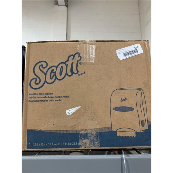 CASE LOT –Scott Manual Towel Dispenser, Model 9960