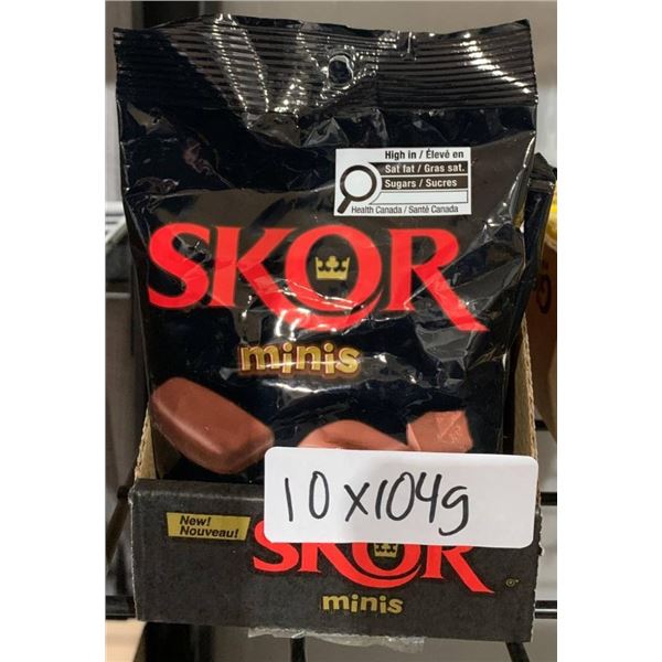 CASE LOT –Skor Minis 10 x 104g Bag Set
