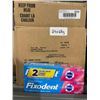 Image 1 : CASE LOT – Fixodent Complete Denture Adhesive Cream, Value Pack, 24 x 68g