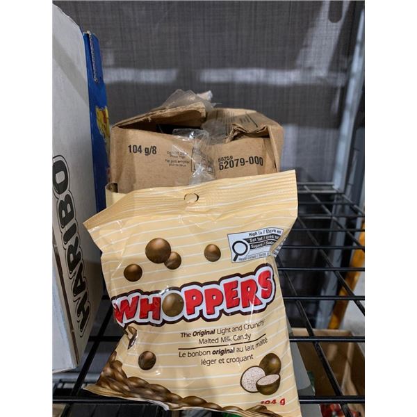 CASE LOT – Whoppers Malted Milk Candy 104g x 8