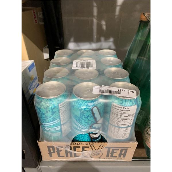 CASE LOT – Peace Tea Sno-Berry 12-Pack, 695 mL Cans