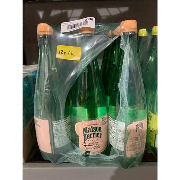 CASE LOT – Maison Perrier Sparkling Water Forever Grapefruit 12 x 1L