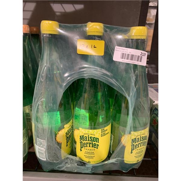 CASE LOT – Maison Perrier Sparkling Water Forever Pineapple 12 x 1L