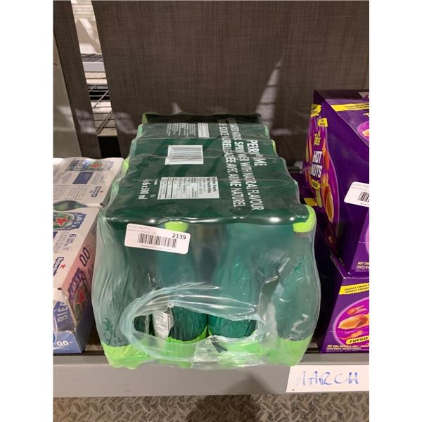 CASE LOT – Perrier Lime Carbonated Natural Spring Water, 500mL (24 Bottles)