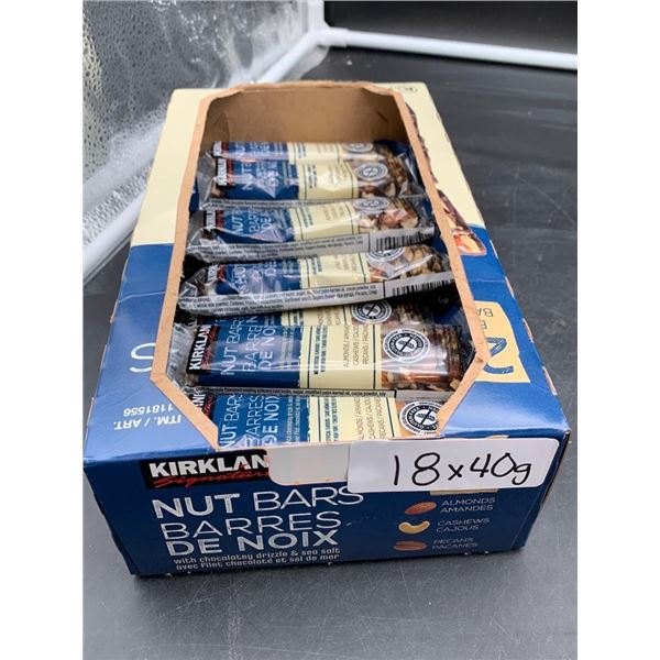 Kirkland Nut Bars 18 x 40g with Almonds, Cashews, and Pecans