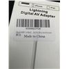 Image 3 : Lightning Digital AV Adapter for iPhone and iPad Lot 0f 2
