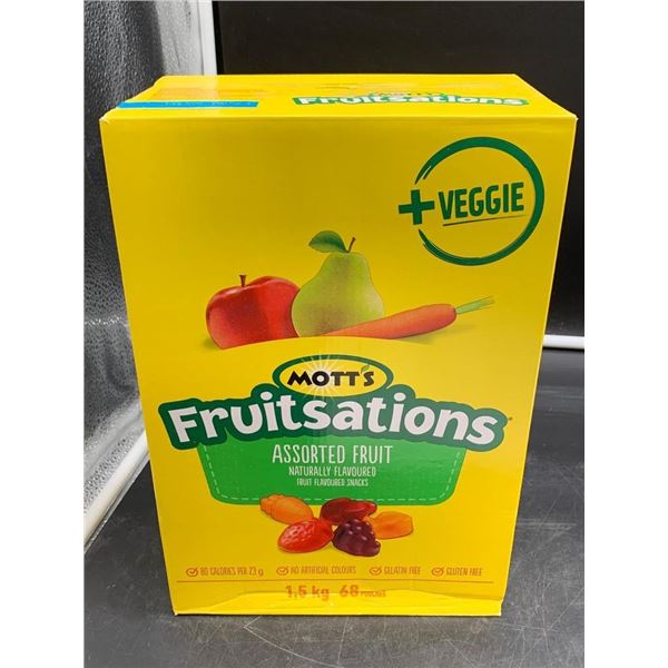 Mott’s Fruitsations Assorted Fruit +Veggie 68pcks 1.5kg