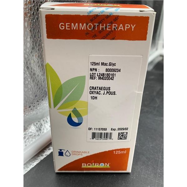 Boiron 125 ml Gemmotherapy Crataegus Oxyacantha 1DH Liquid Shoots