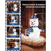 Image 1 : Pasapair 2FT Pre-Lit Pop-Up Snowman – Outdoor Christmas Decoration with Built-in 45 LED Lig