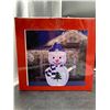 Image 2 : Pasapair 2FT Pre-Lit Pop-Up Snowman – Outdoor Christmas Decoration with Built-in 45 LED Lig