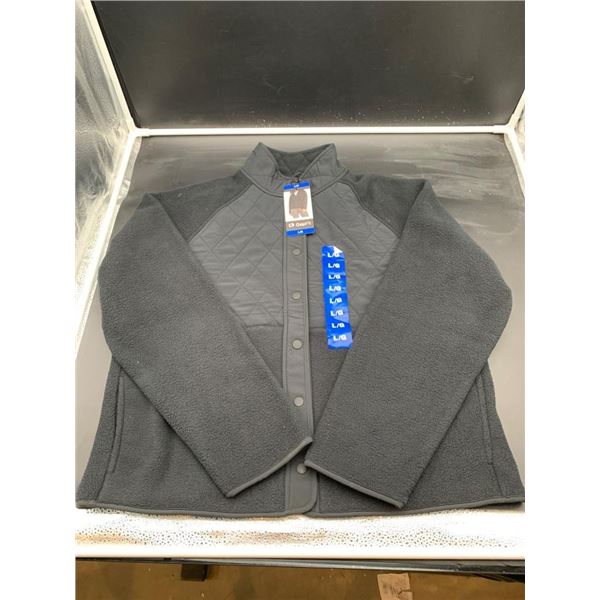 GapFit Women’s Black Quilted Full-Zip Jacket Size L/G