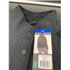Image 3 : GapFit Women’s Black Quilted Full-Zip Jacket Size L/G