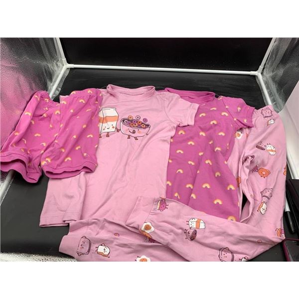 Pekkle Girls’ 4 pc Pajama Set, Size 10/12