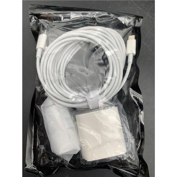 Car and Wall Charger with 6-Foot USB-C to USB-C Cable