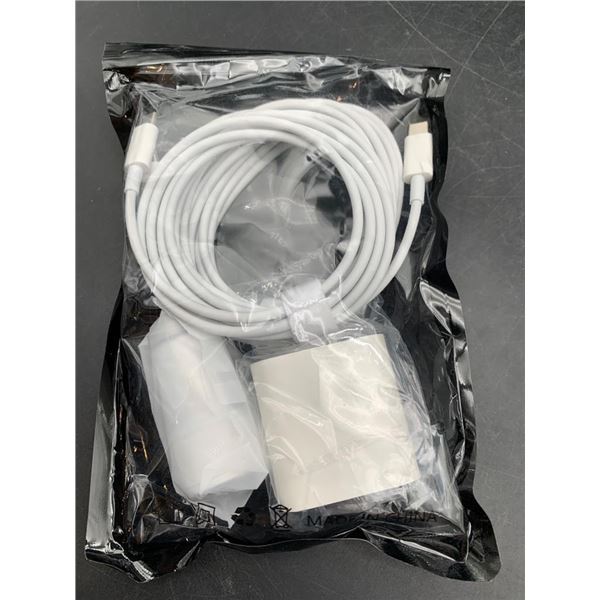 Car and Wall Charger with 6-Foot USB-C to USB-C Cable