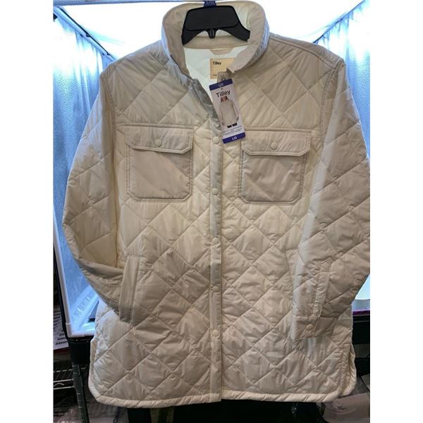 Tilley Quilted Jacket Ladies Size L/G