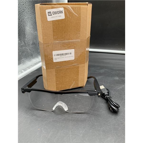QWORK Magnifying Glasses Model B08MTPB3S9 with USB Cable