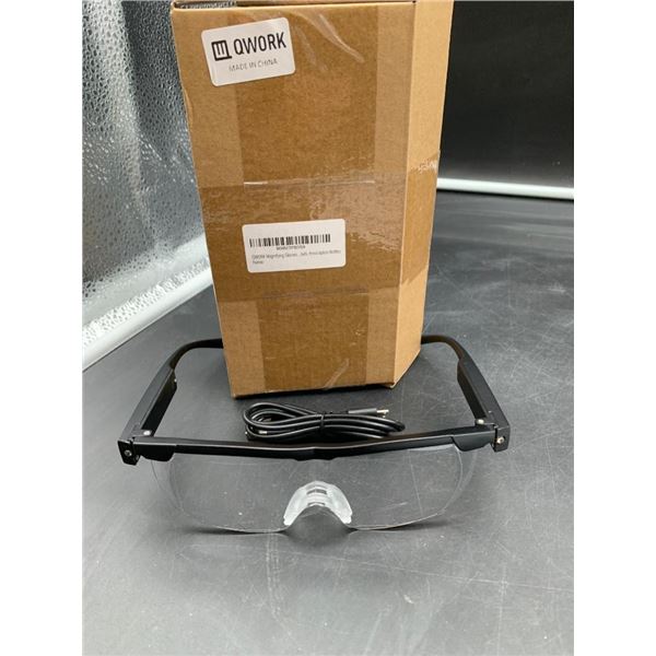 QWORK Magnifying Glasses with USB Cable, Model B08MTPB3S9