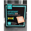 Image 1 : Medline Optifoam Gentle EX Silicone Foam Dressing, 4×4 Inch, REF MSCECX44EP